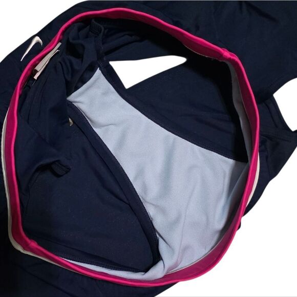 Nike Navy and Pink T Back Tankini - Picture 3 of 4